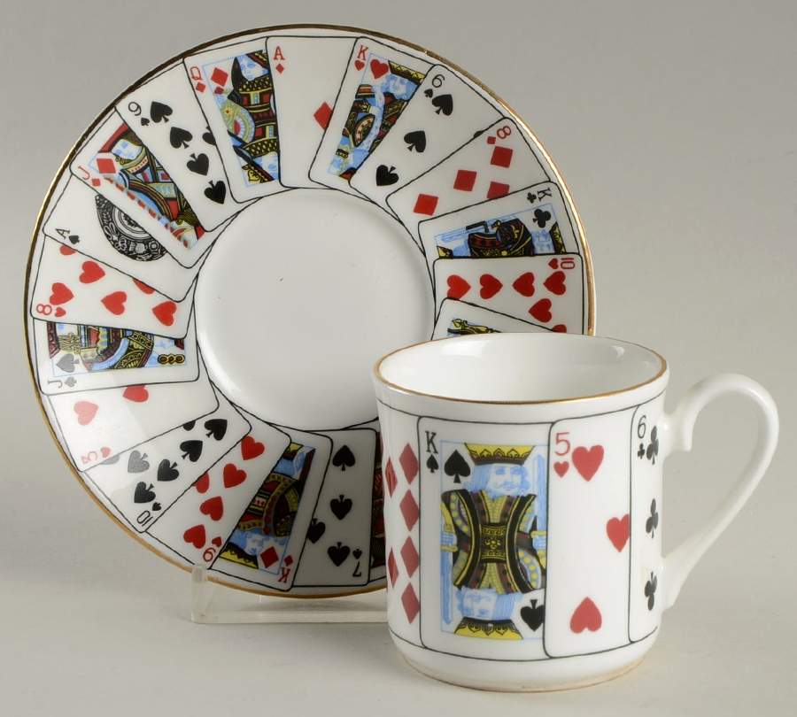 TIC20 Flat Demitasse Cup & Saucer Set by Tiffany-1