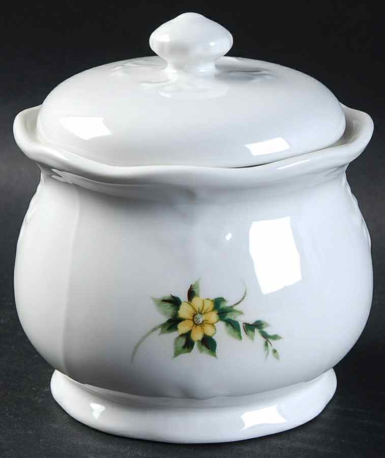 Beverly Rose Sugar Bowl & Lid by Tabletops Unlimited-1