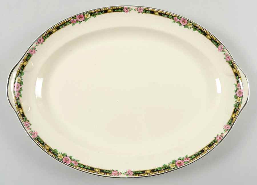 1009 13" Oval Serving Platter by Taylor, Smith & Taylor (Ts&T)-1