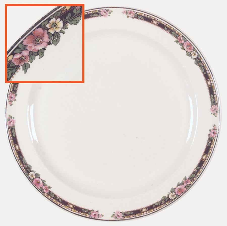 1009 Luncheon Plate by Taylor, Smith & Taylor (Ts&T)-1