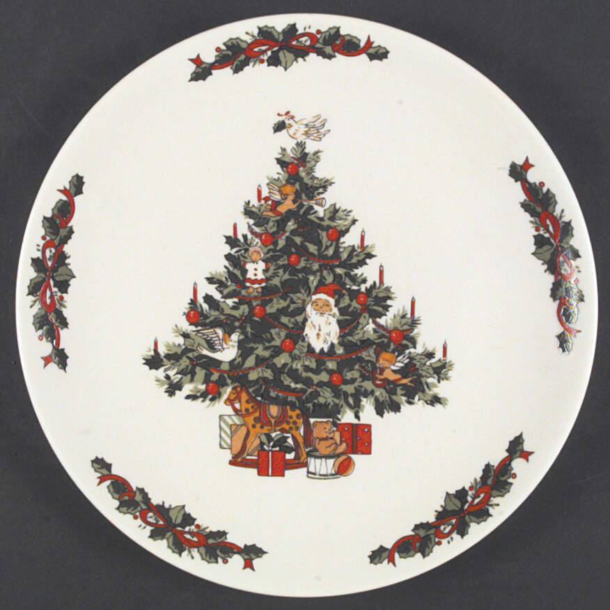 Christmas Time (Smooth) Dinner Plate by Tabletops Unlimited-1