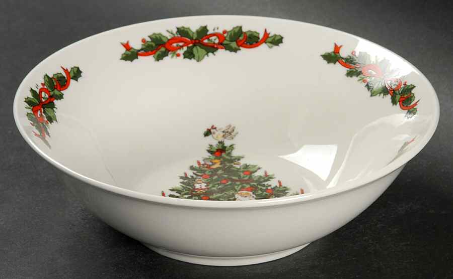 Christmas Time (Smooth) Coupe Cereal Bowl by Tabletops Unlimited-1