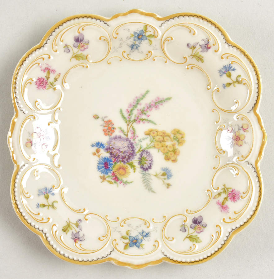 TIR225 Square Bread & Butter Plate by Tirschenreuth-1