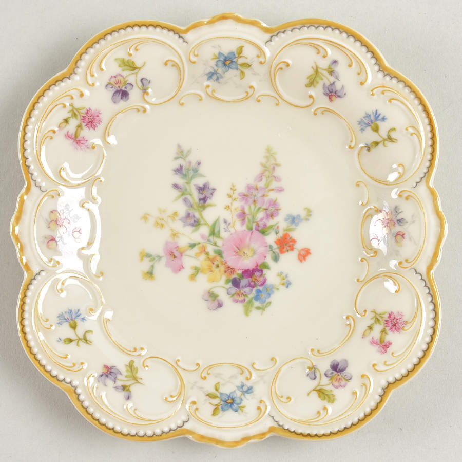 TIR225 Square Bread & Butter Plate by Tirschenreuth-1