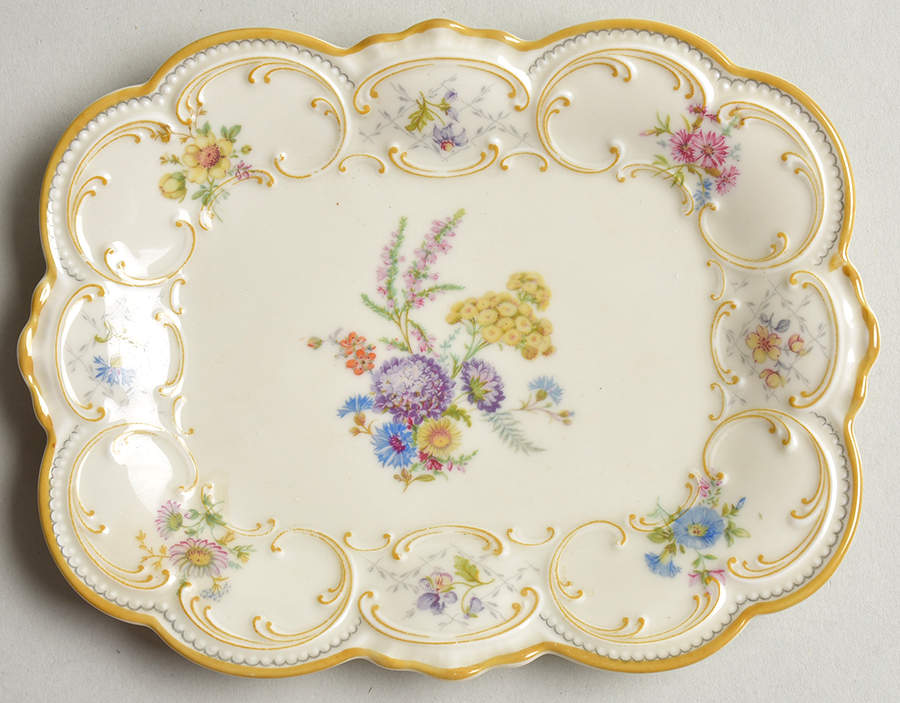 TIR225 Rectangular Bread & Butter Plate by Tirschenreuth-1