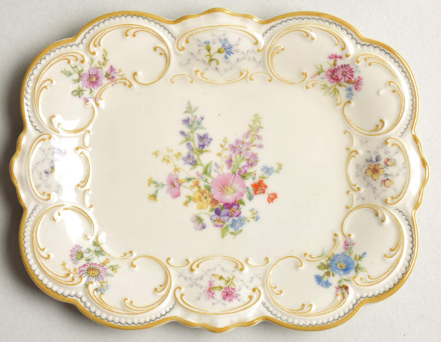 TIR225 Rectangular Bread & Butter Plate by Tirschenreuth-1