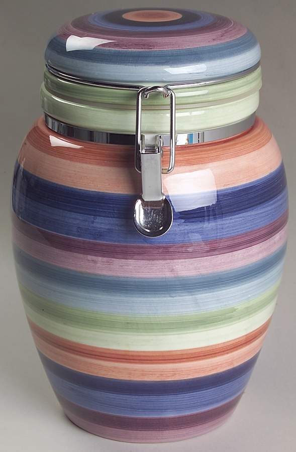 Rotunda Extra Large Canister with Hinged Lid by Tabletops Unlimited-1