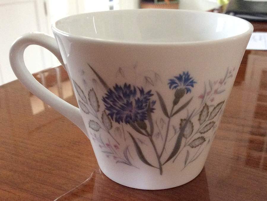Cornflower Flat Cup by Tuscan - Royal Tuscan-1