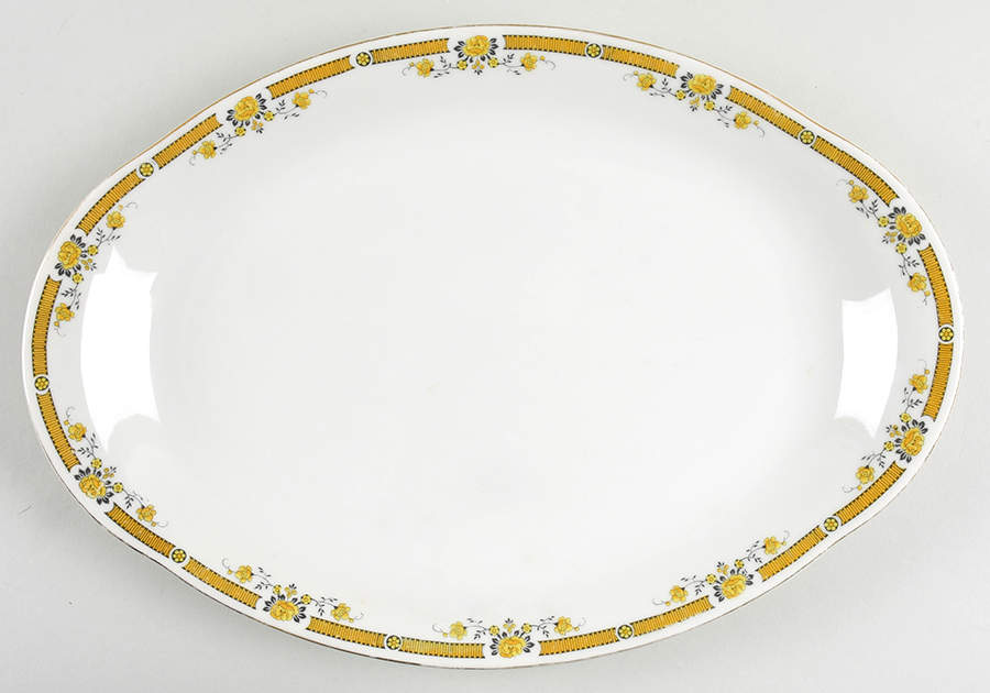 TRV259 14" Oval Serving Platter by Tressemanes & Vogt-1