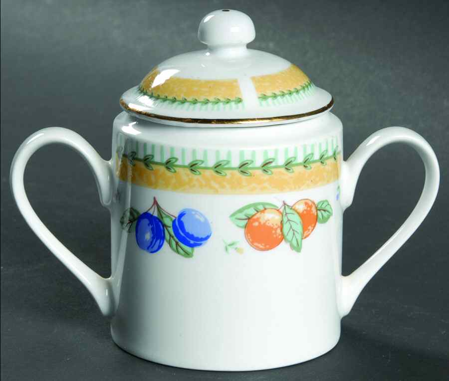 Trieste Sugar Bowl & Lid by Tienshan-1
