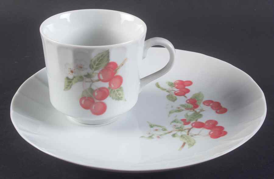 Marischino Snack Plate & Cup Set by Toscany-1