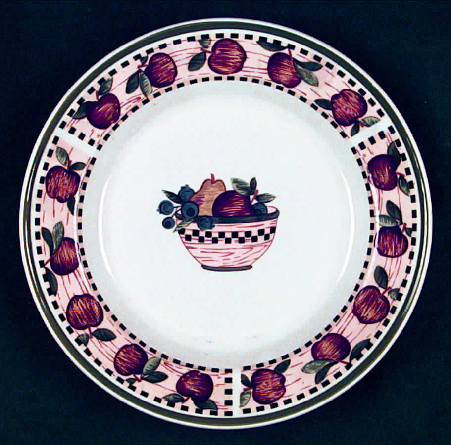Fruit Harvest Salad/Dessert Plate by Tienshan-1