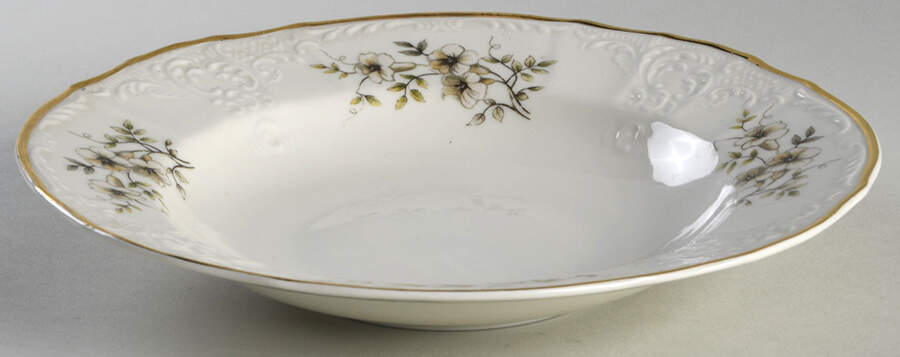 Blossom Rim Soup Bowl by Thun-1