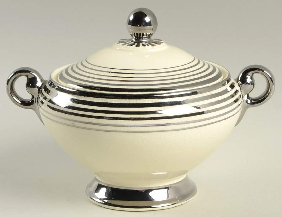 601 Sugar Bowl & Lid by Taylor, Smith & Taylor (Ts&T)-1