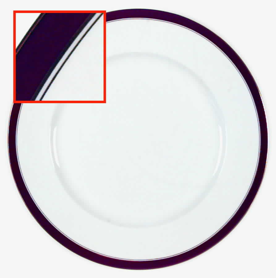 Colonnade Burgundy Dinner Plate by Royal Limoges-1