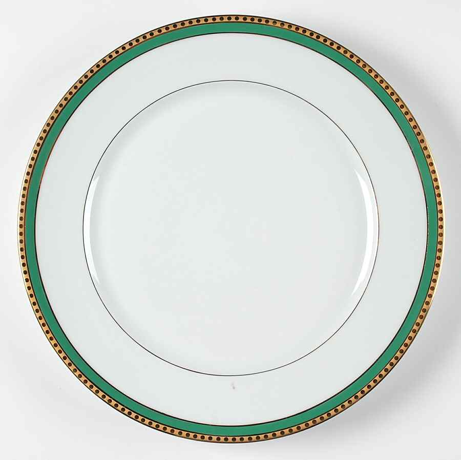 Green Band Service Plate (Charger) by Tiffany-1