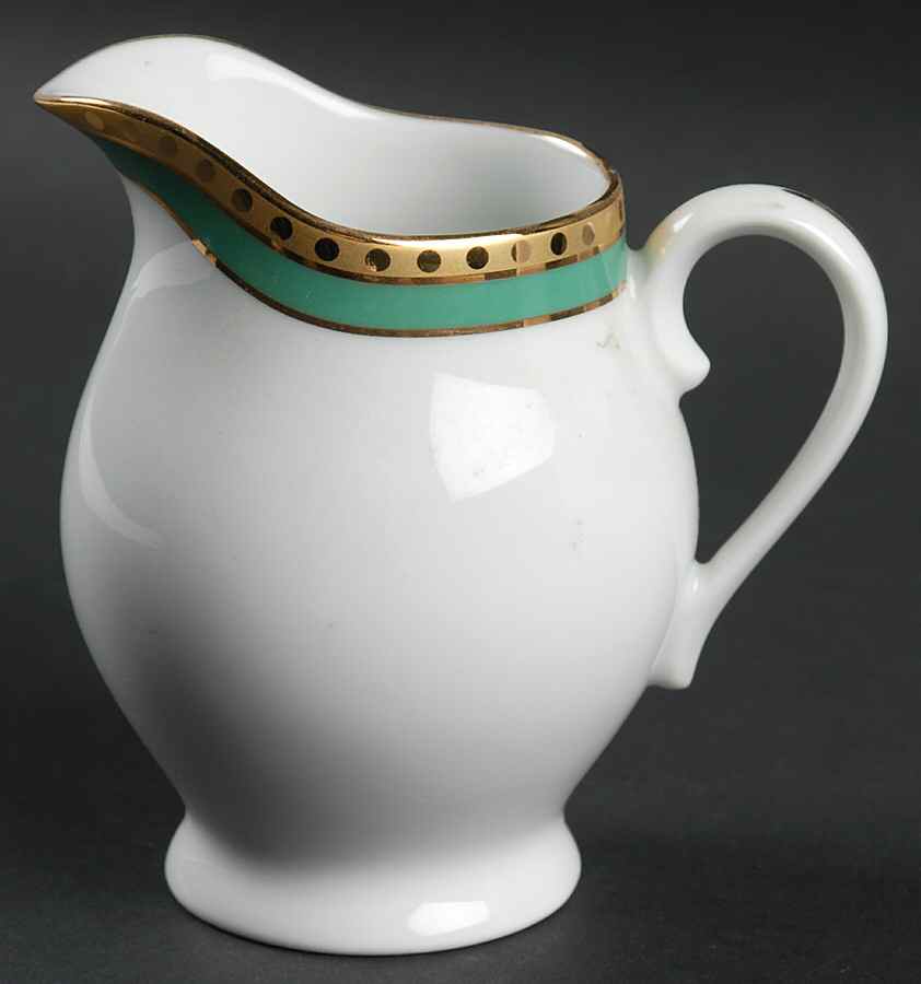 Green Band Creamer by Tiffany-1