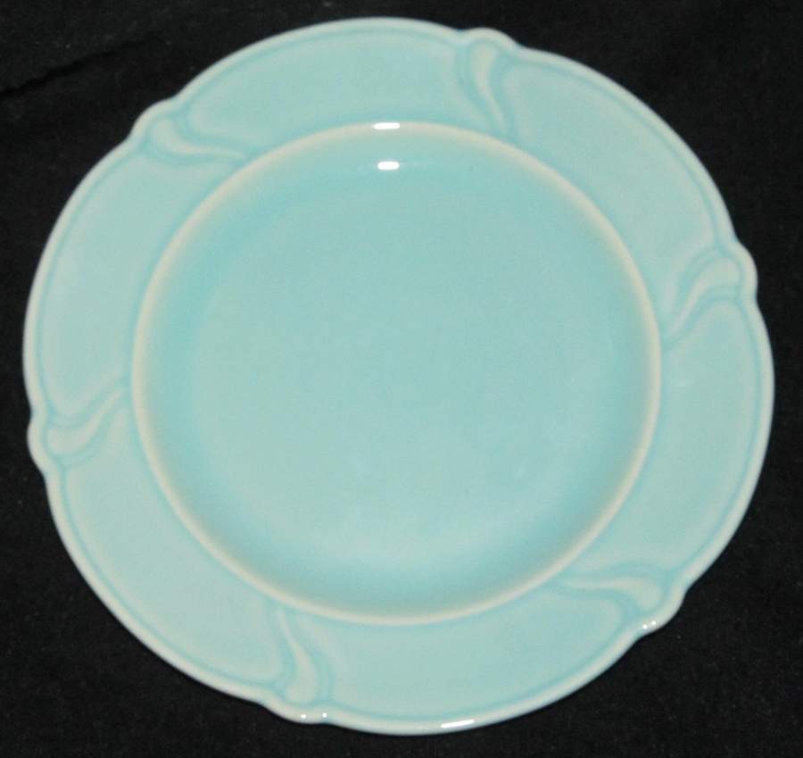 Rainbow Green Bread & Butter Plate by Taylor, Smith & Taylor (Ts&T)-1