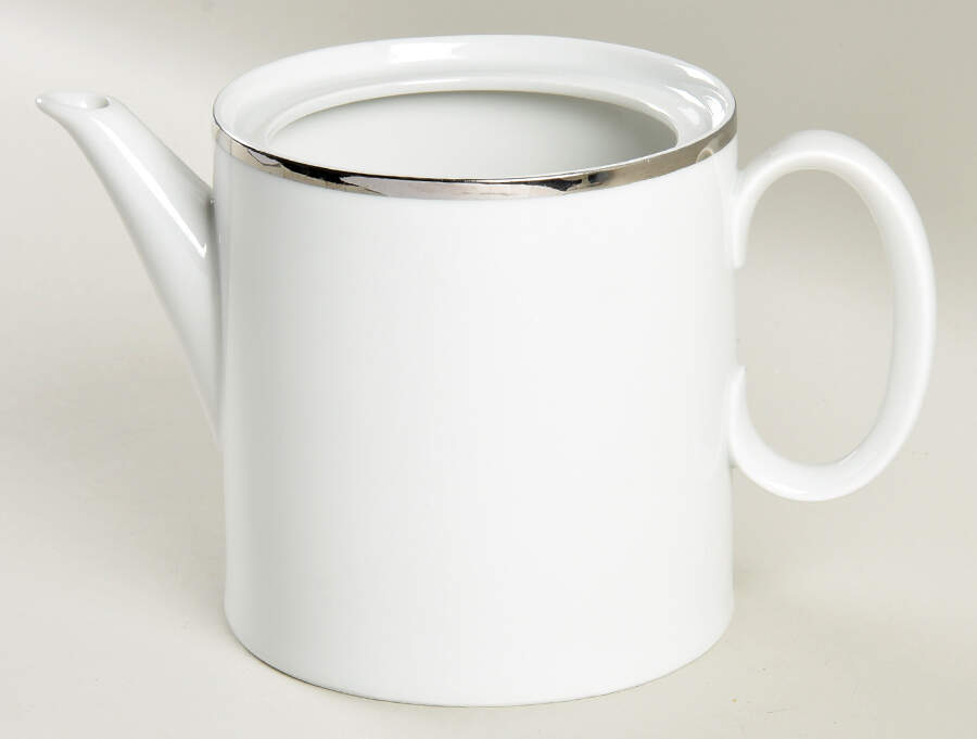 Platinum Band Teapot No Lid by Thomas-1