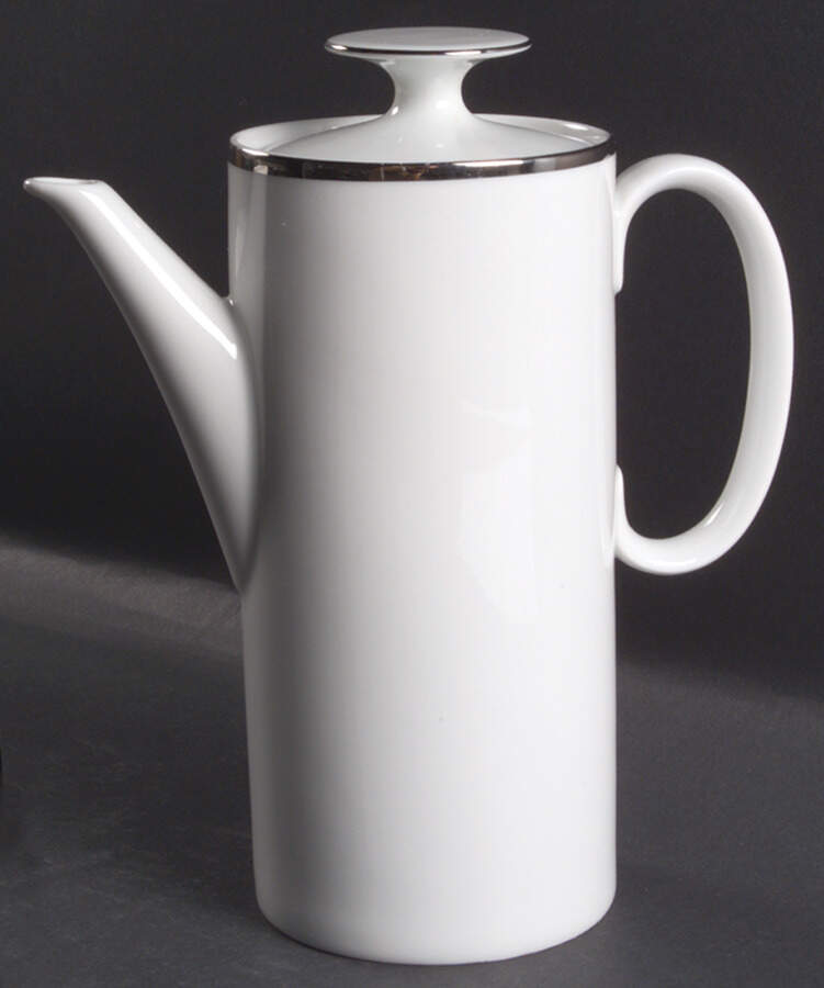 Platinum Band Coffee Pot & Lid by Thomas-1