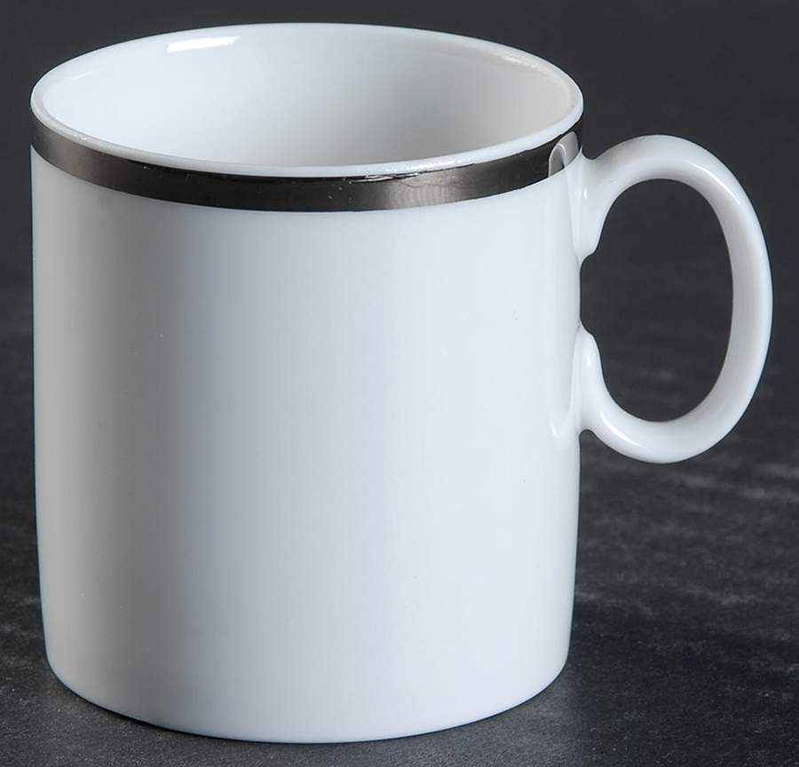 Platinum Band Flat Demitasse Cup by Thomas-1