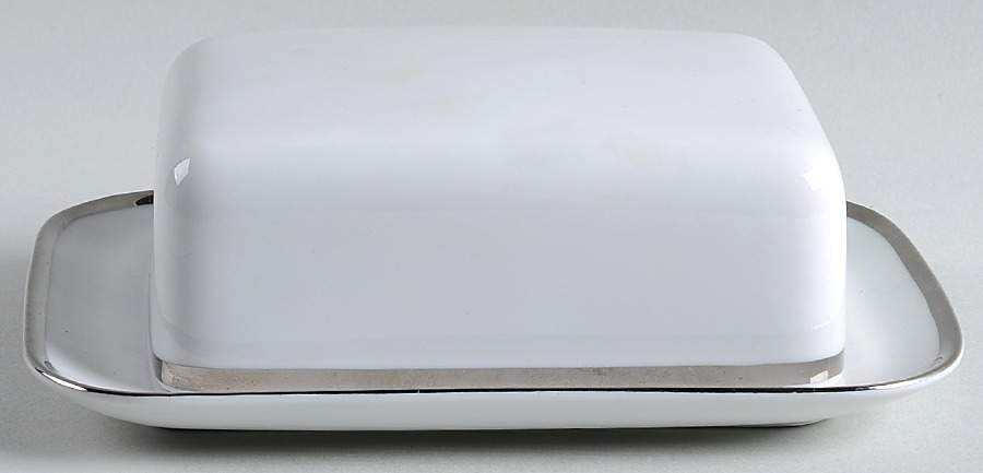 Platinum Band Square Covered Butter by Thomas-1