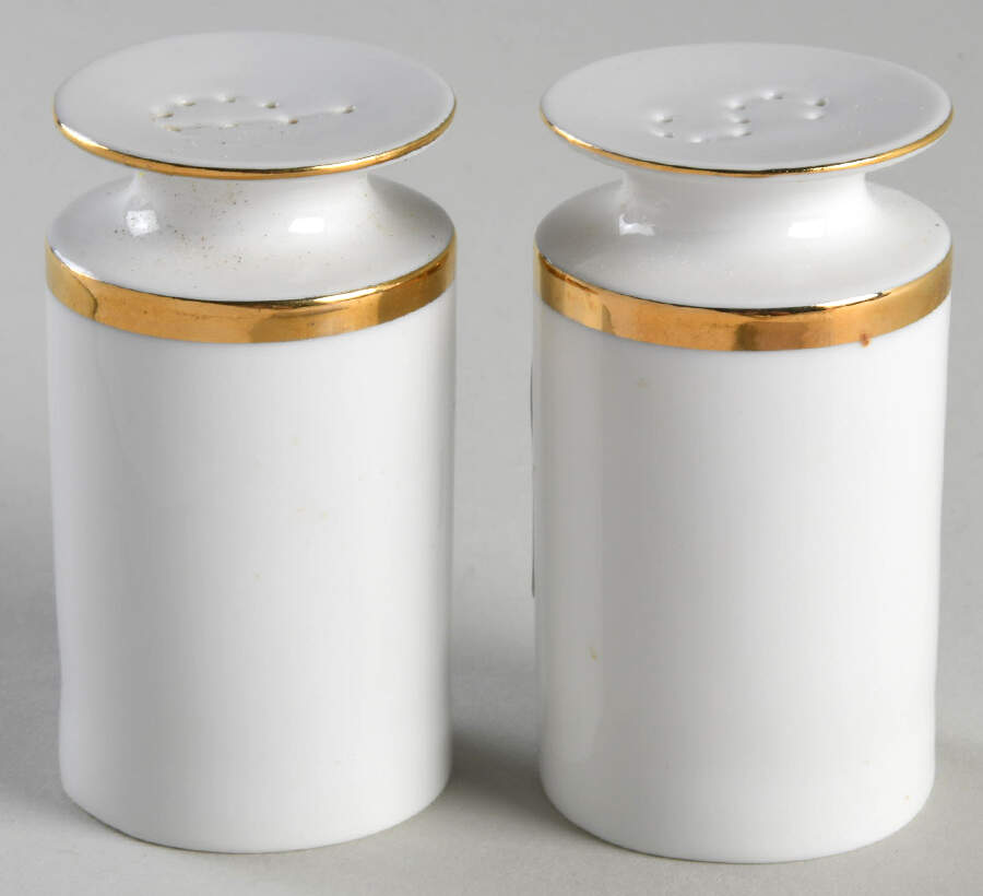 Gold Band Salt & Pepper Set by Thomas-1