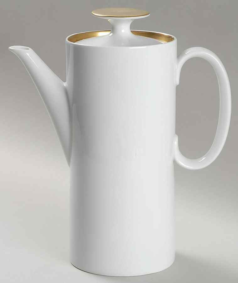 Gold Band Coffee Pot & Lid by Thomas-1