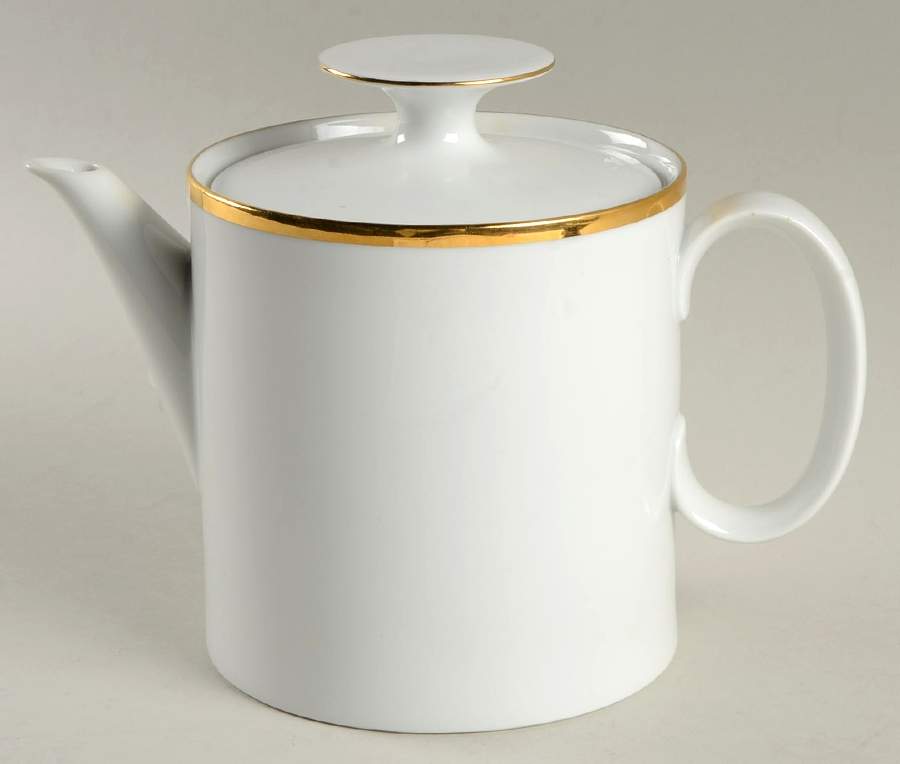 Gold Band Teapot & Lid by Thomas-1