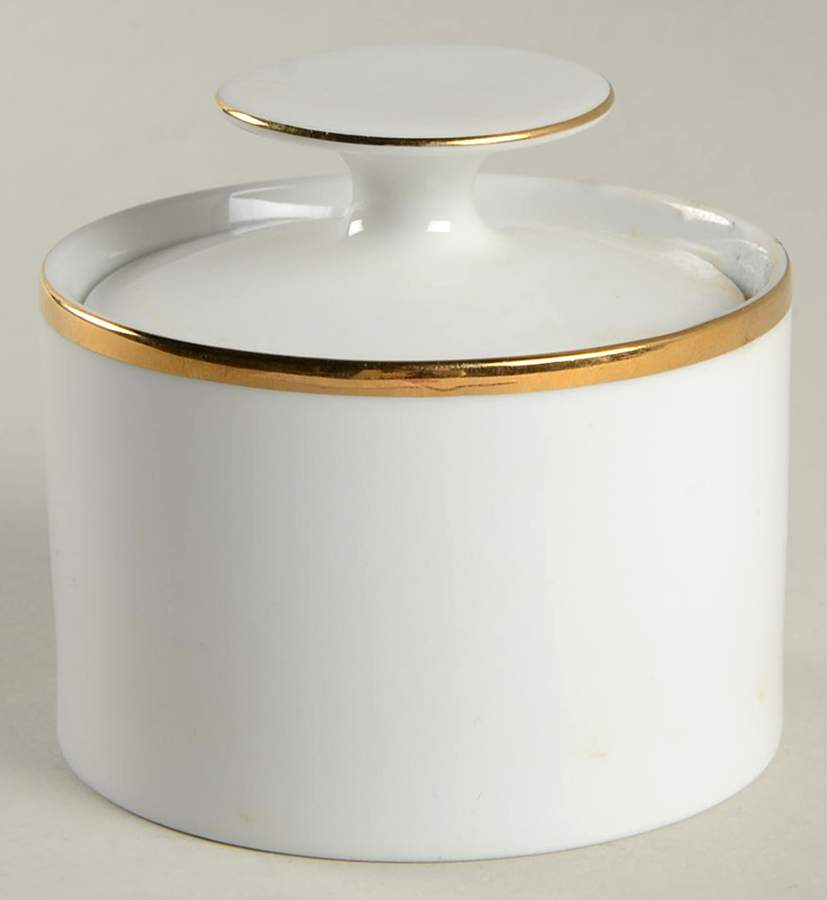 Gold Band Sugar Bowl & Lid by Thomas-1