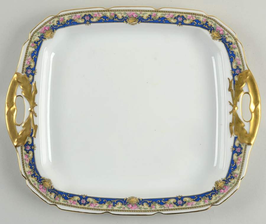 TRV266 Square Handled Cake Plate by Tressemanes & Vogt-1