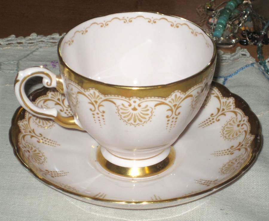 8229H Footed Cup & Saucer Set by Tuscan - Royal Tuscan-1