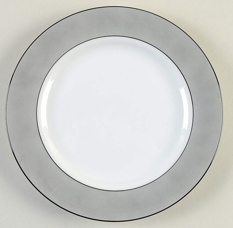 Due Smoke Gray Salad Plate by Taitu-1