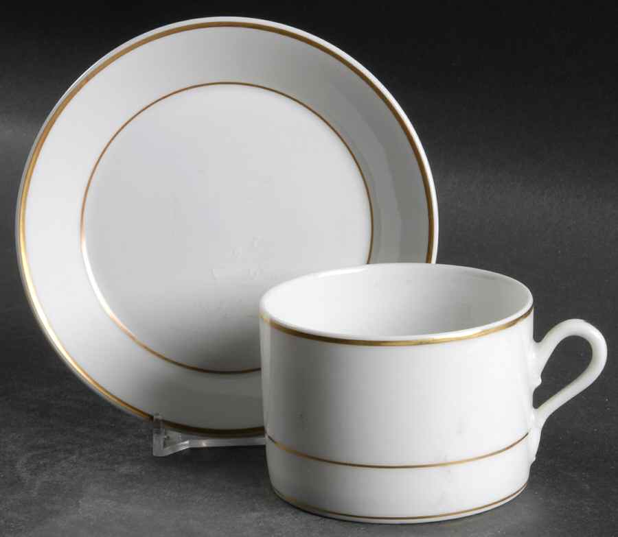 Savona Flat Cup & Saucer Set by Tiffany-1