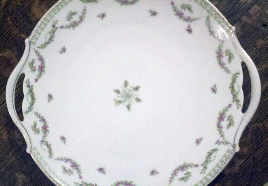 TRV269 Handled Cake Plate by Tressemanes & Vogt-1