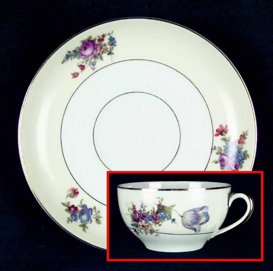 Dorothy Flat Cup & Saucer Set by Thun-1