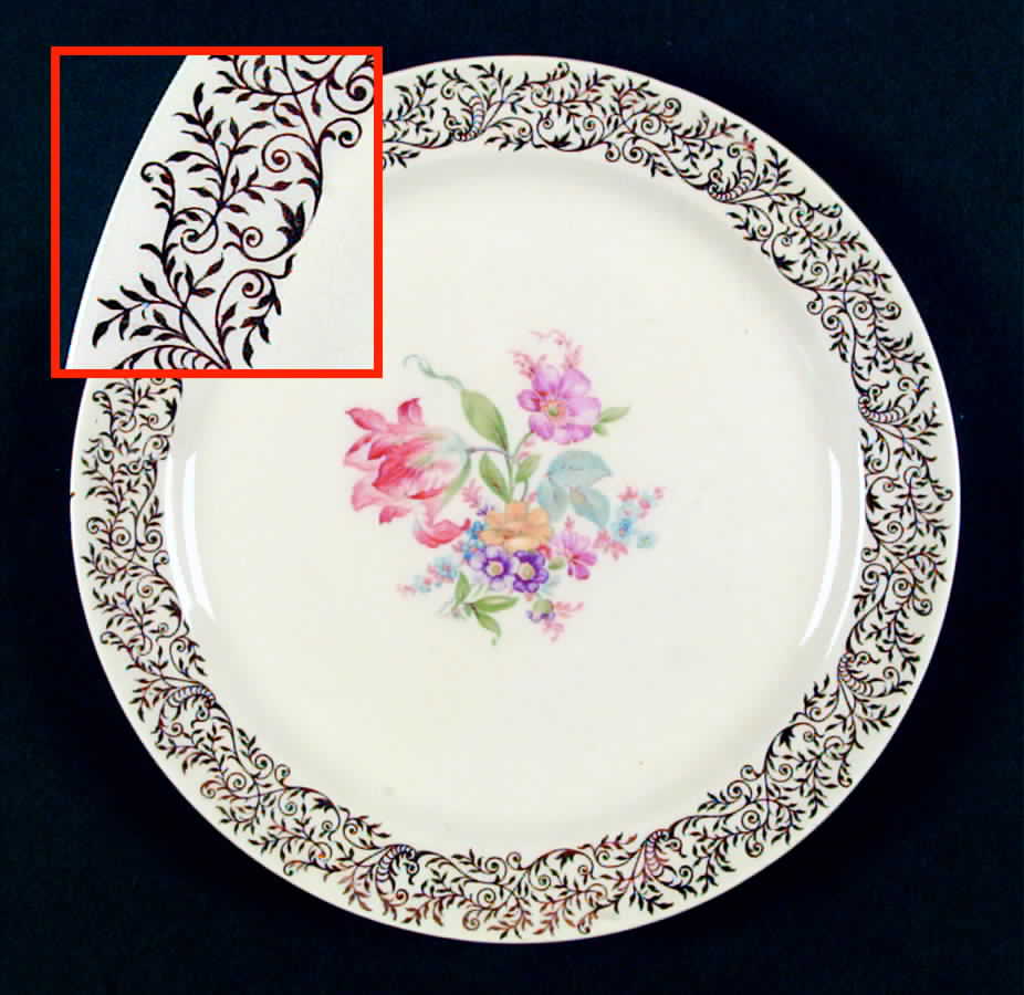 TST420 Salad Plate by Taylor, Smith & Taylor (Ts&T)-1