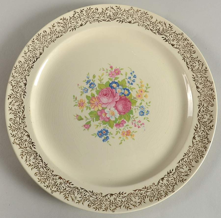TST421 Dinner Plate by Taylor, Smith & Taylor (Ts&T)-1