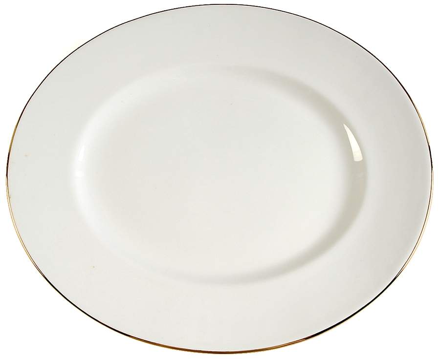 Classique Gold 15" Oval Serving Platter by Royal Limoges-1