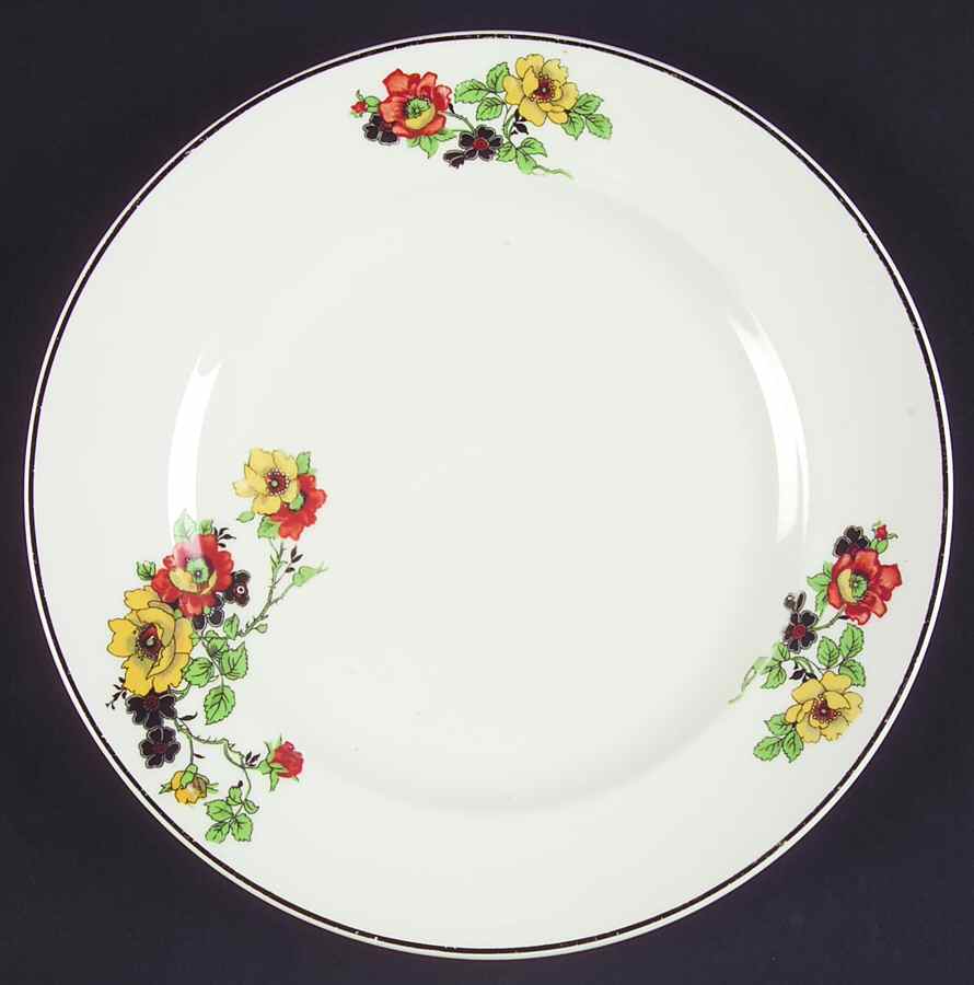 TST422 Luncheon Plate by Taylor, Smith & Taylor (Ts&T)-1