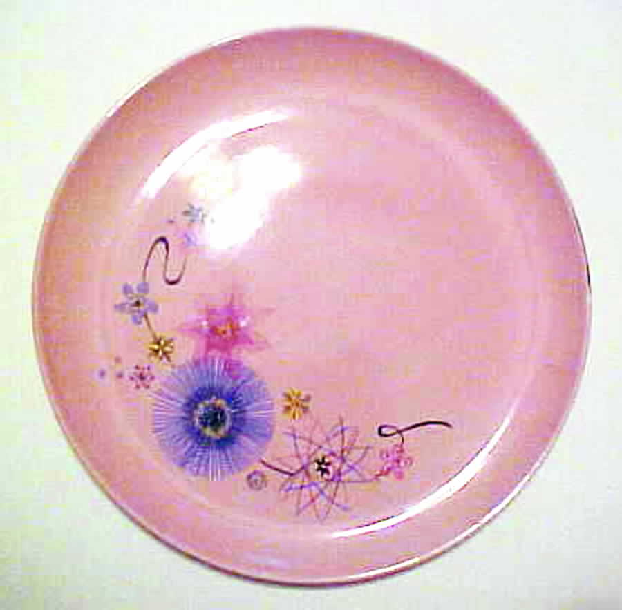 Mardi Gras Pink Dinner Plate by Taylor, Smith & Taylor (Ts&T)-1