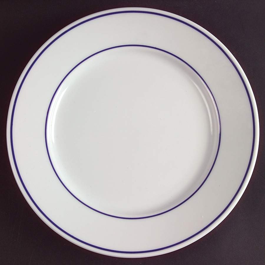 Dinerware Blue Dinner Plate by Ten Strawberry Street-1
