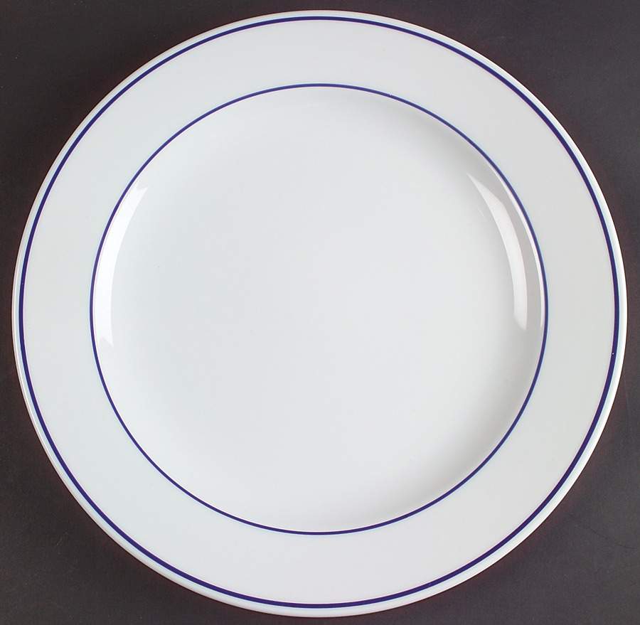 Dinerware Blue 12" Chop Plate (Round Platter) by Ten Strawberry Street-1