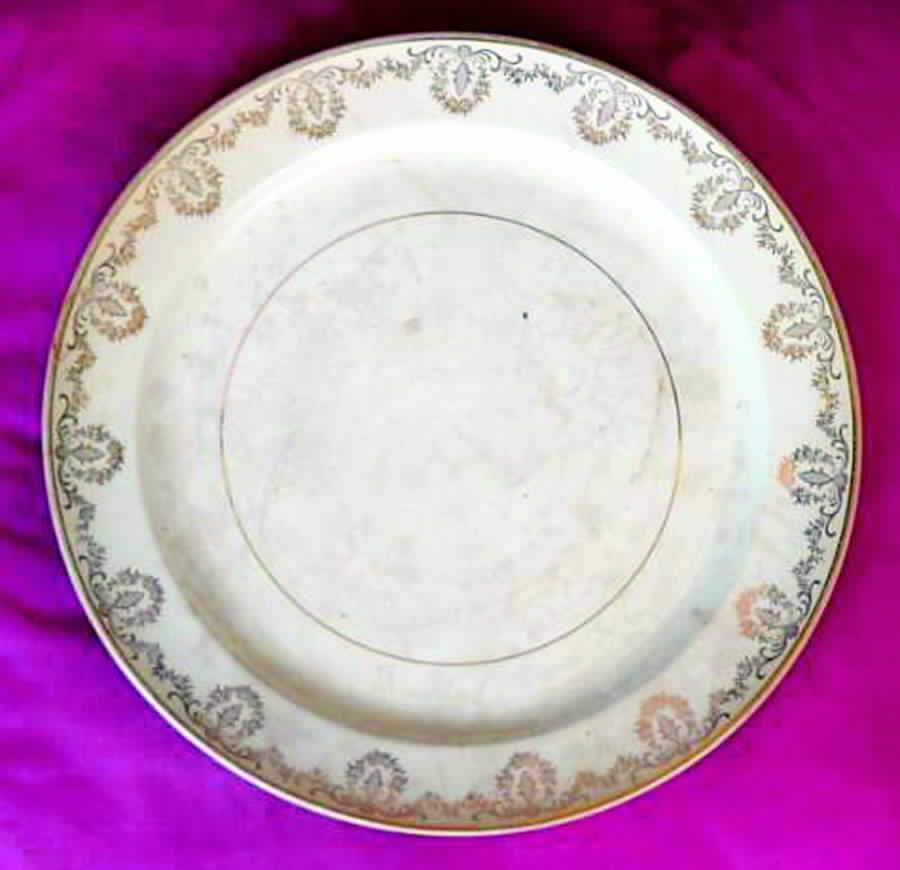 1699 Dinner Plate by Taylor, Smith & Taylor (Ts&T)-1