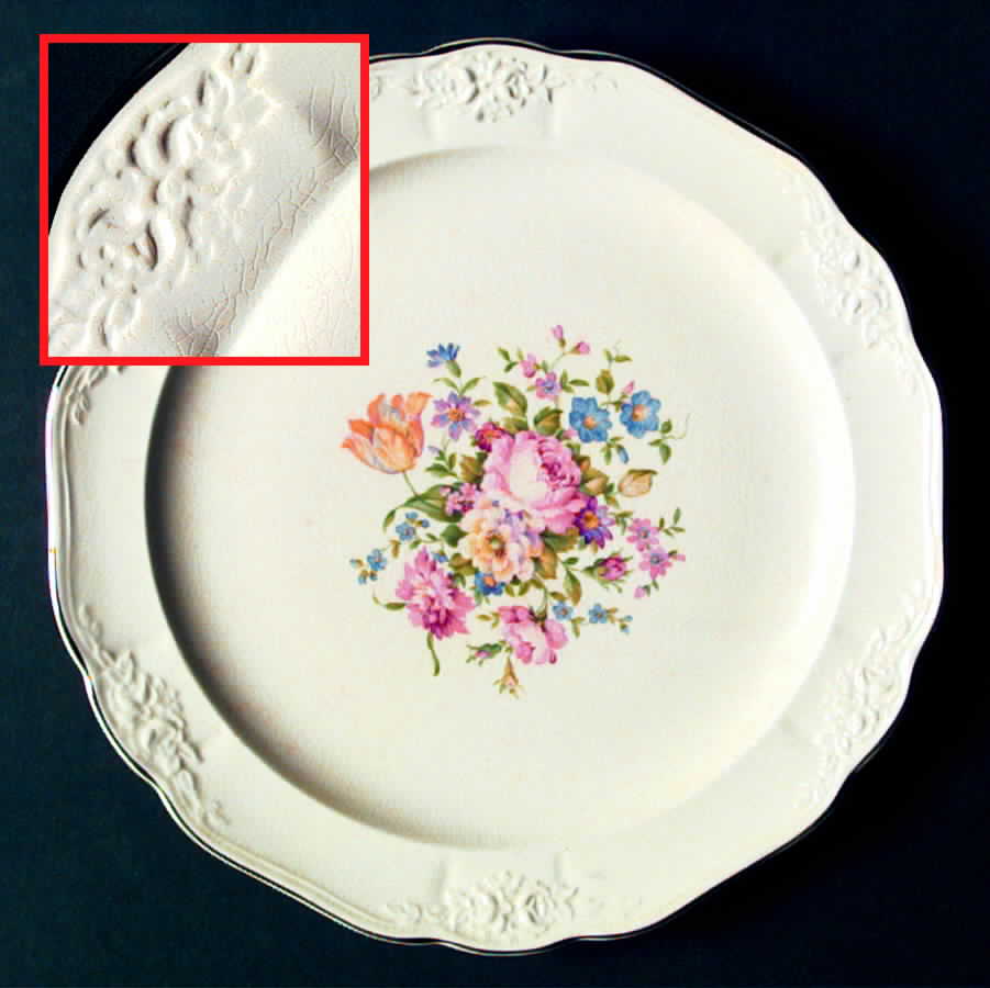 TST436 Dinner Plate by Taylor, Smith & Taylor (Ts&T)-1