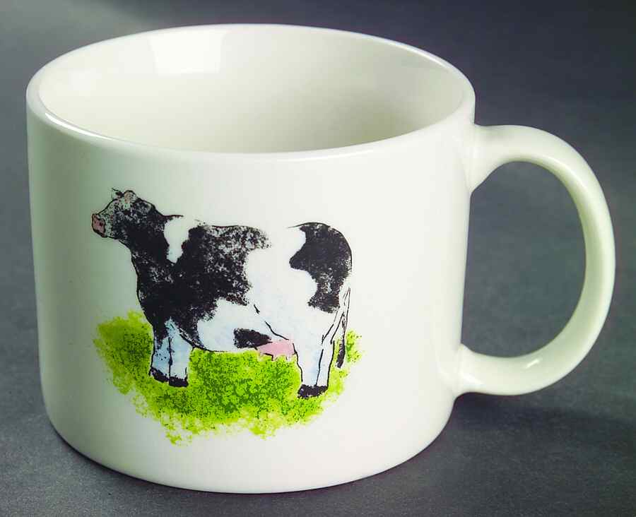 Country Barn Cow Soup Mug by Tabletops Unlimited-1