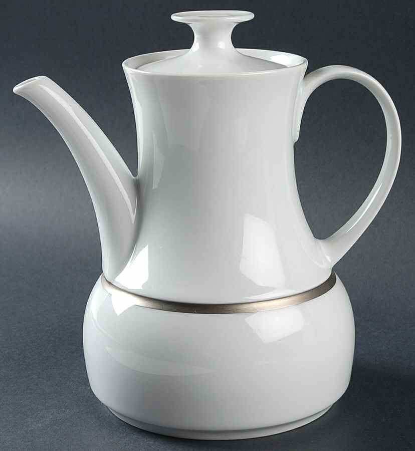 Platinum Band Coffee Pot & Lid by Thomas-1