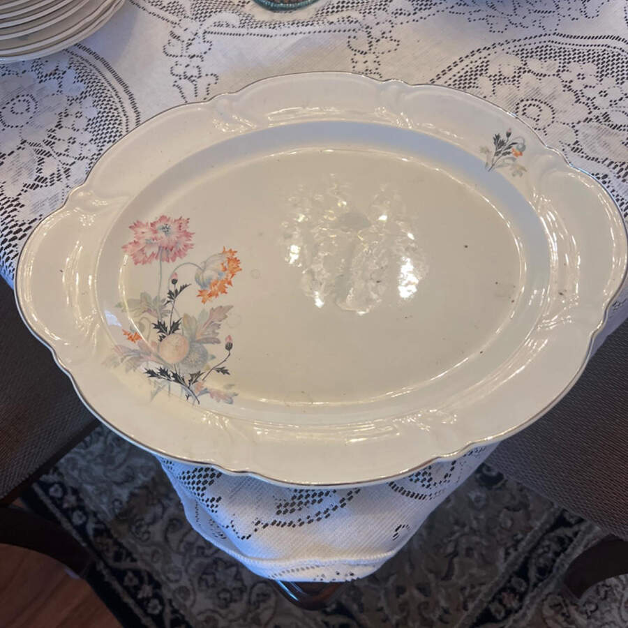 TST438 15" Oval Serving Platter by Taylor, Smith & Taylor (Ts&T)-1