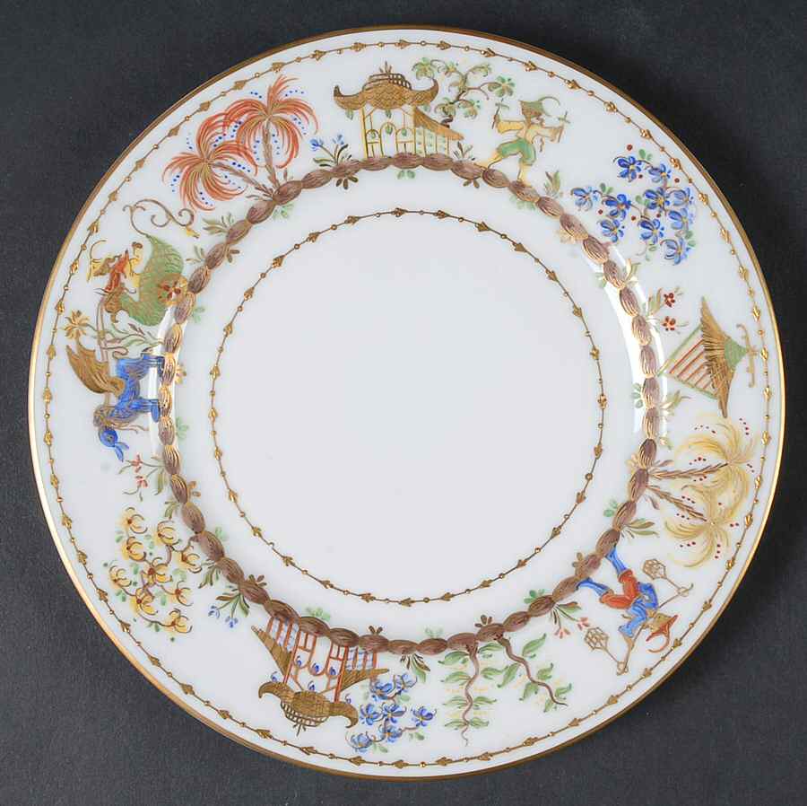 Cirque Chinois Salad/Dessert Plate by Tiffany-1