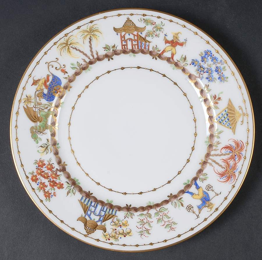 Cirque Chinois Salad/Dessert Plate by Tiffany-1